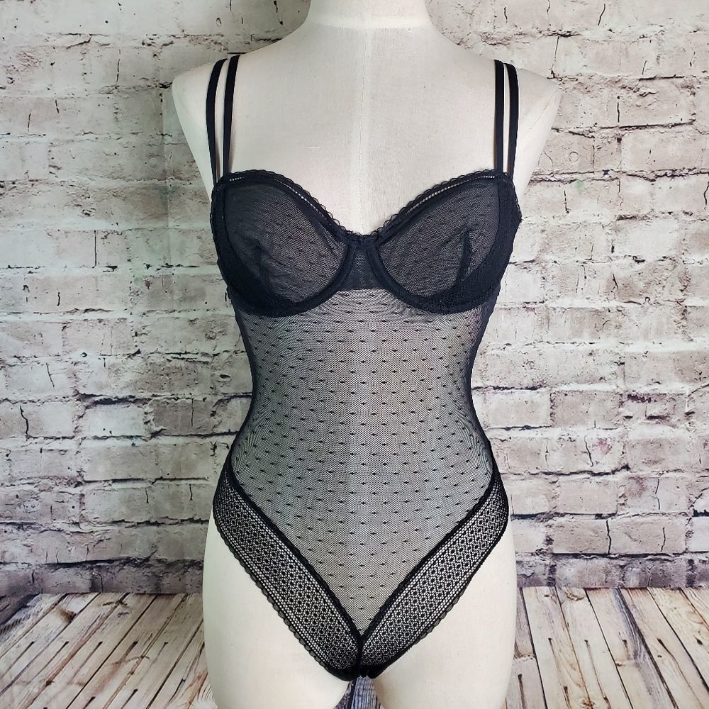 NWOT Incredible by Victoria's Secret Lace Sheer Bodysuit